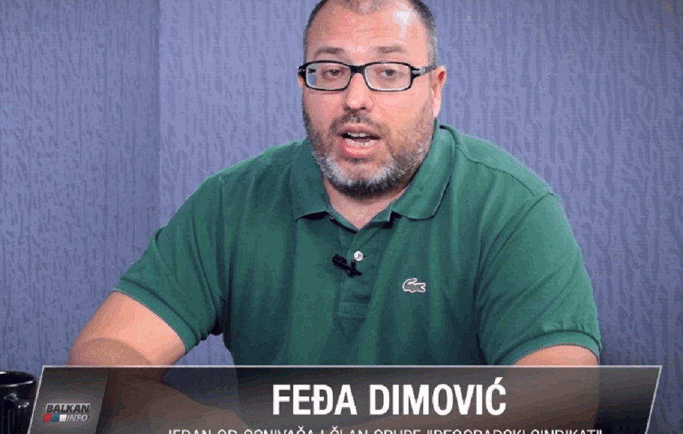 FEĐA DIMOVIĆ, <span style='color:red;'><b>BEOGRADSKI SINDIKAT</b></span>: 'Umesto da pevamo ’Gorski vijenac‘ i Marka Miljanova i da se vaspitavamo na mojkovačkim Termopilima, mi ćemo pričati o mržnji između dva naroda' 